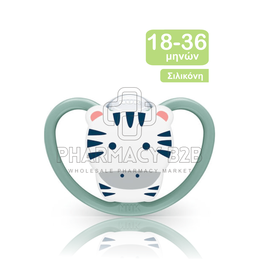 NUK Πιπίλα σιλικόνης Space για 18-36 μηνών
